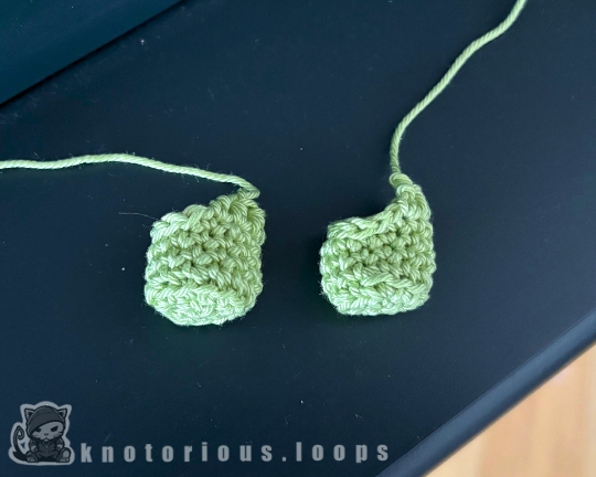 A pair of finished Amigurumi Legs A pair of finished Amigurumi Legs