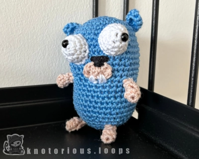 Nicht so kleiner Gopher Amigurumi ‘Biggie Goph’ designed by knotorious.loops Nicht so kleiner Gopher Amigurumi ‘Biggie Goph’ designed by knotorious.loops