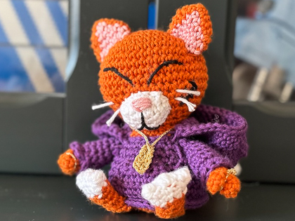 Example of where to use crochet oval for Amigurumi Designs in my Kanye the Gangsta Cat Pattern Example of where to use crochet oval for Amigurumi Designs in my Kanye the Gangsta Cat Pattern