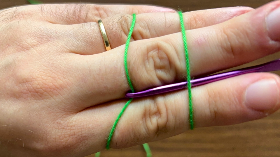 Crocheting the Magic Ring - step 5 Crocheting the Magic Ring - step 5