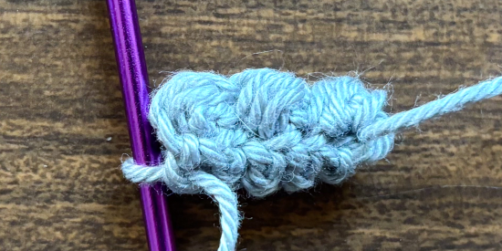 Couple of finished Puff stitches Couple of finished Puff stitches